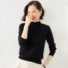 Autumn and Winter Woolen Women's Half-turtleneck Bottoming Shirt Sweater Solid Color Sweater Women's Plus Size