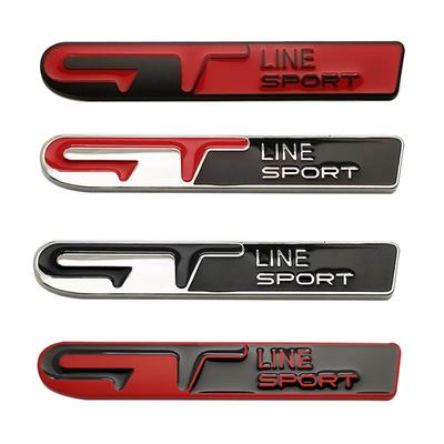 NOUVEAU Autocollant de Voiture GT LINE SPORT Emblème Métal 3D Badge Autocollant Pour Renault Megane 2 3 Duster Logan Clio Laguna 2 Captur Styling de Voiture