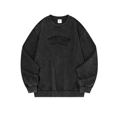 Herren Jordan Gewaschener Rundhals-Pullover