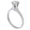 Ring 0.47 Pt900Platinum/diamond #7.2(US Size) 5.1g Women Used