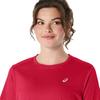 Running Wear SILVER SS TOP 2012D144 602 M [ASICS] Women's (SPEED RED)