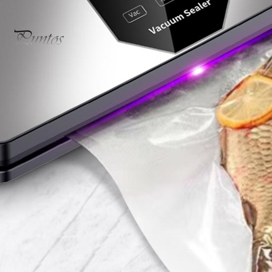Full Automatic Vacuum Sealer with UV Sterilization Detachable Base Digital Display Strong Suction Power Food Preservation Sealing Machine
