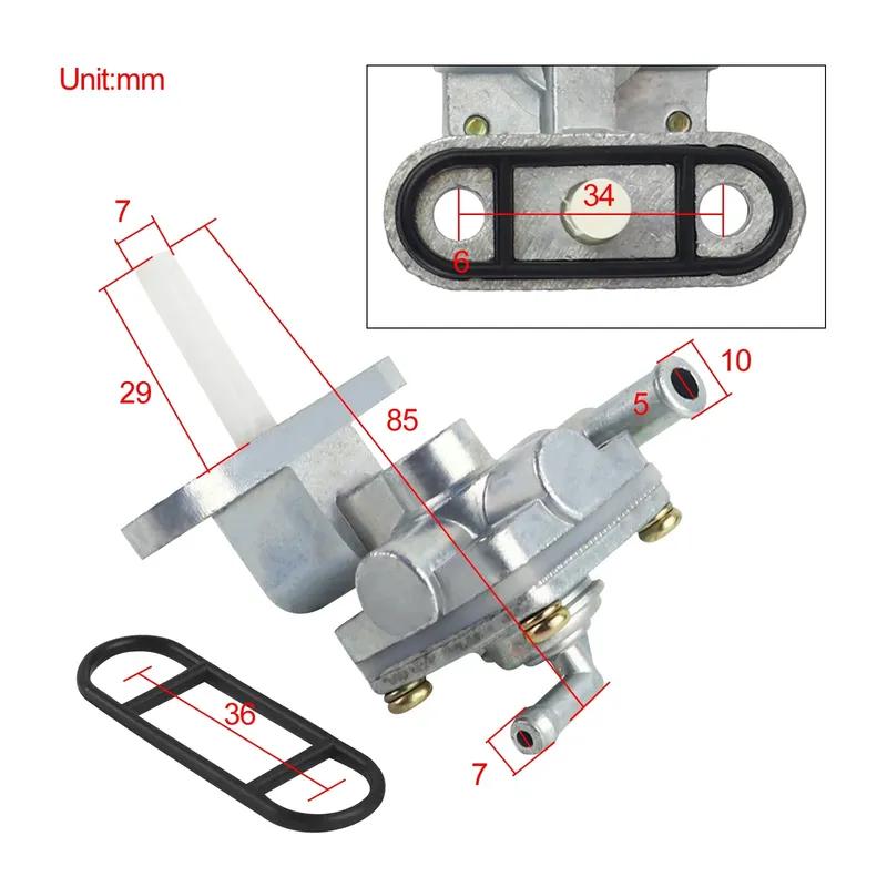 Fuel Valve Petcock Fuel Tank Valve Switch Shut off Valve for Suzuki GSXR 600 750 GSXR600 GSXR750 SV650 Hyosung GT250 GT650 GV650
