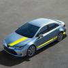 Racing Stripes Car Stickers Sport Stripes DIY Styling Decorated Door Hood Mirrors Vinyl Sticker Accessories For Car Trucks SUV(5PCS) (Yellow)