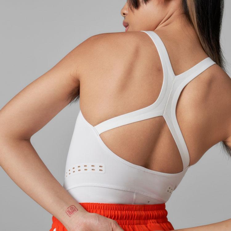 Adidas X Stella McCartney High-Intensity Training Yoga Solid Color Sports Tank Top Women Tops White HD9100