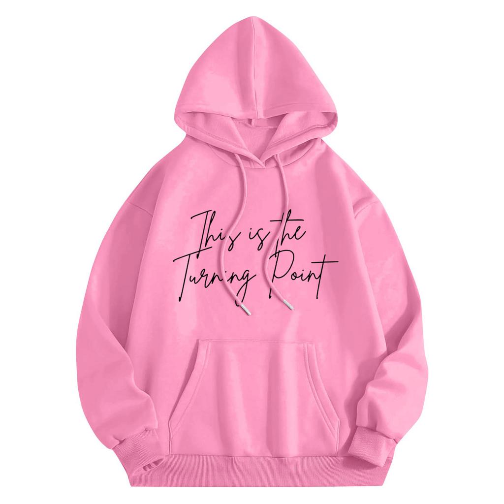 Womens Hoodies Fall Fashion Sweatshirts  Printed Casual Long Sleeve Loose Sweatshirt  Fall Hoodie Sweatshirt