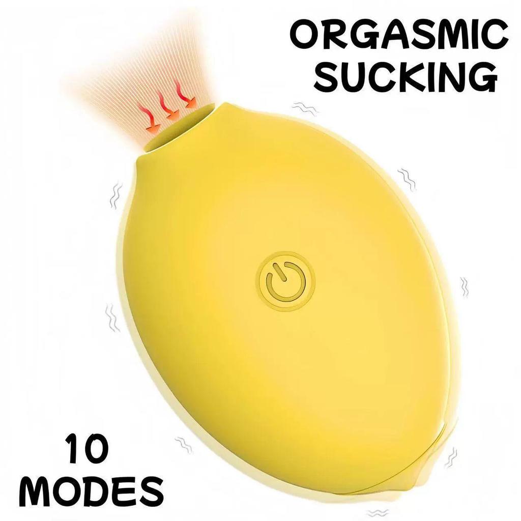 Lemon Vibrator: Powerful Clitoral Suction & Licking, Portable Female Masturbator for Instant Orgasm - Hot Selling Adult Toy