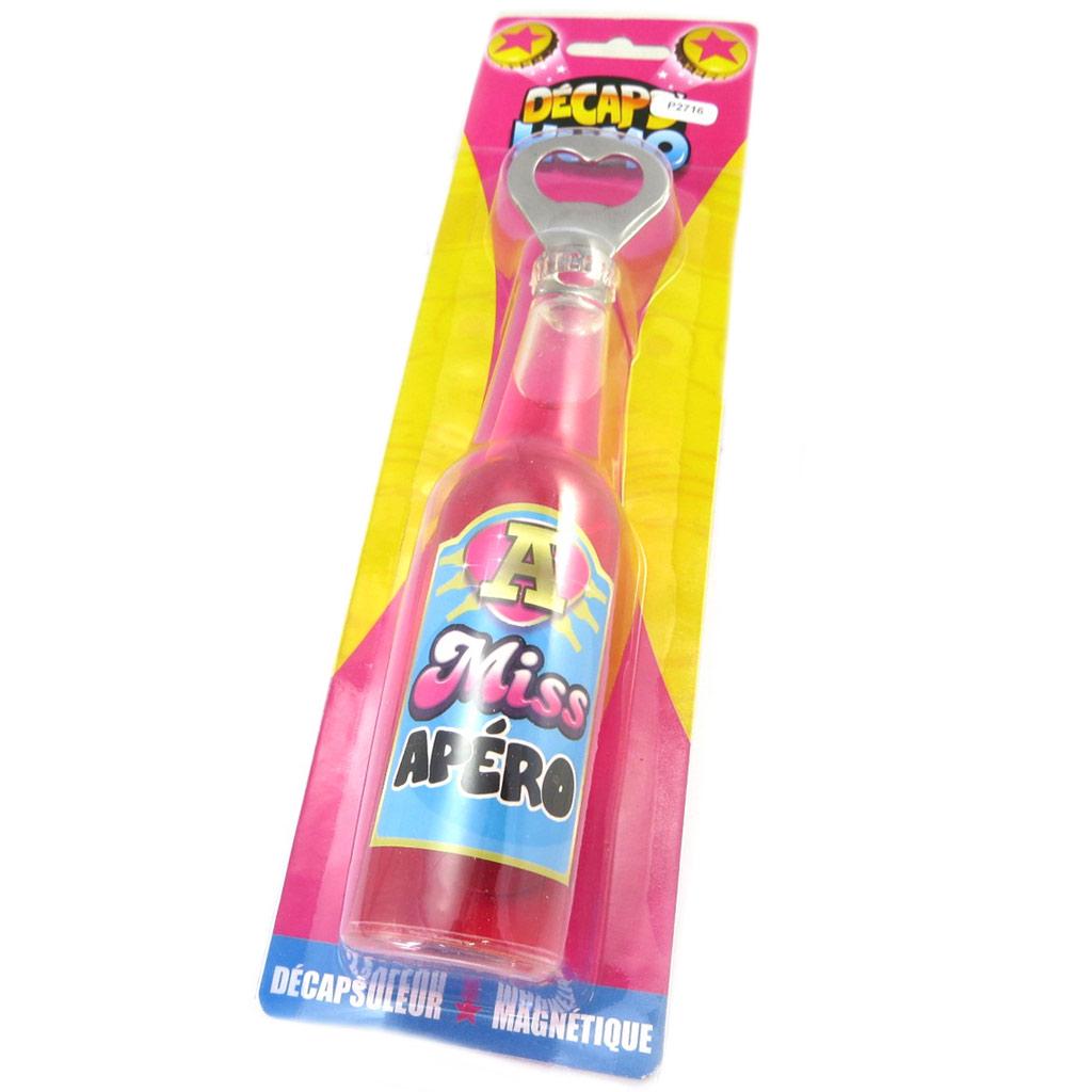 Les Trésors De Lily [P2716] - Obří otvírák 'Láhev' růžový (Miss Apéro)