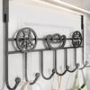 Punch-Free Door Storage Hook Space Saving Hanging Storage Rack Organizer Rack  Wall Hanger