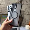 Armor Shockproof Case For Samsung Galaxy S26 Ultra S26 Plus S26 For Magsafe Wireless Charge Matte Transparent Hard Cover