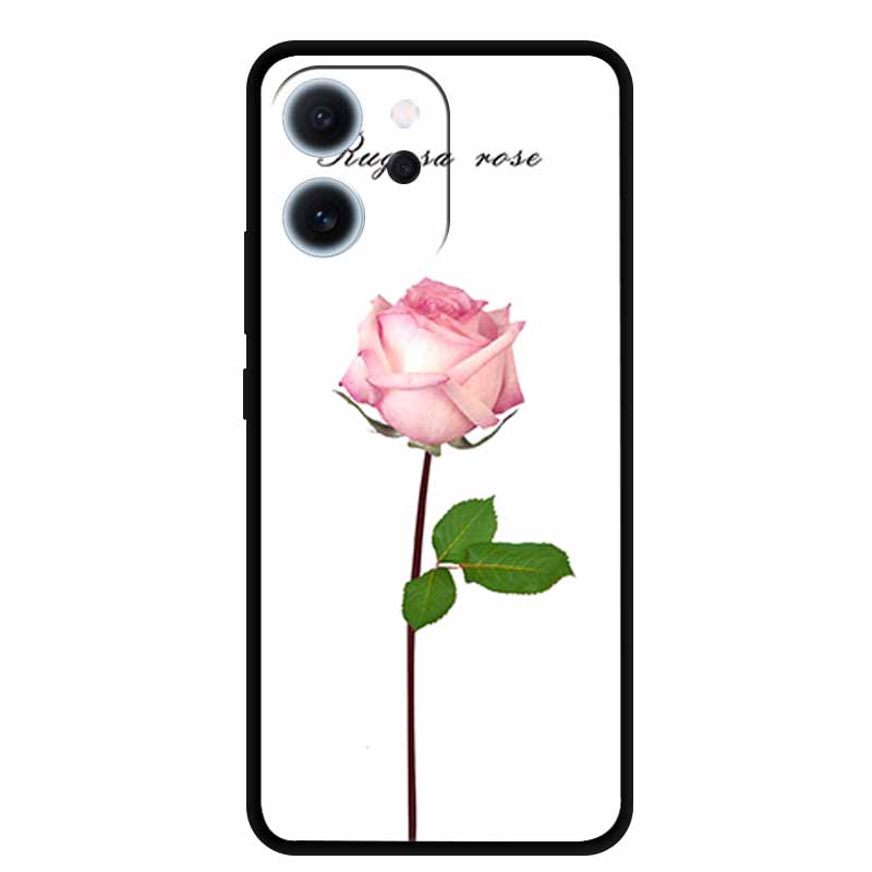 For Oppo Reno15 F Case 3D Flower Emboss Luxury Soft Silicone Phone Back Cover Case For Reno15F Reno 15 F Floral Gift Funda Coque