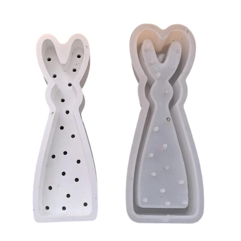 Standing Hare Silicone Candle Molds Multipurpose Silicone Mould for Making Candle Soap Chocolate Fondant Resin Casting