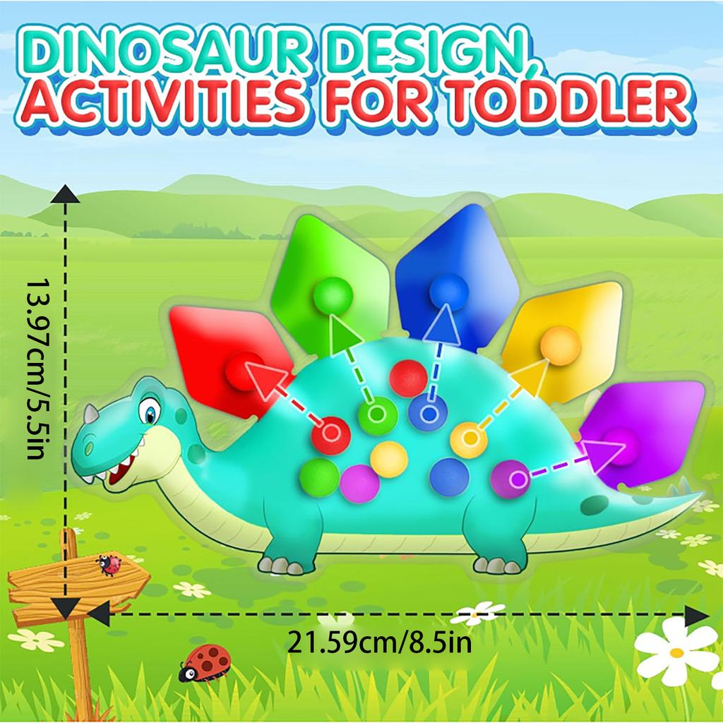 Children'S Creative Sensory Enlightenment Water Bag Pinching, Dinosaur Shaped Pressing Stress Relieving Fun Toy