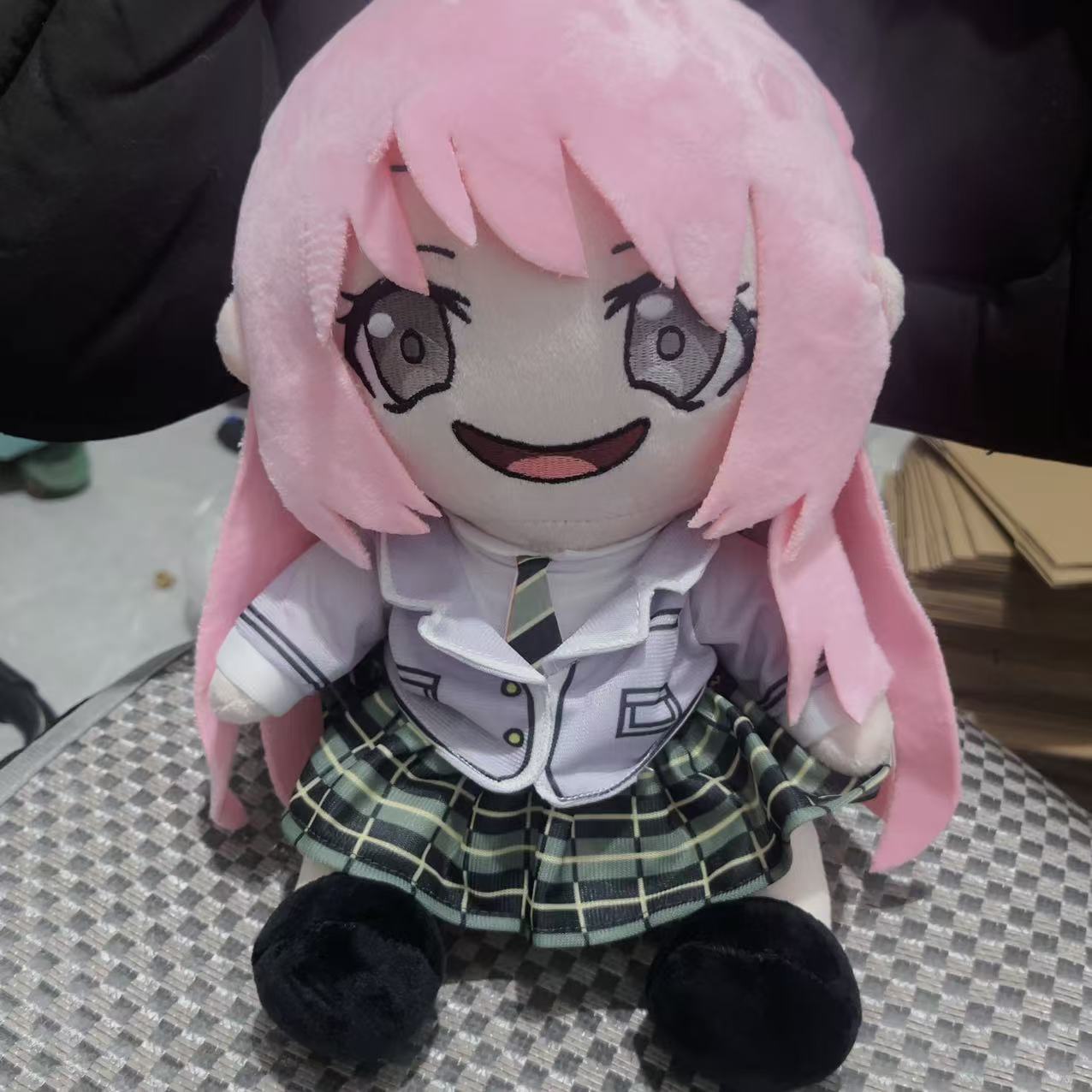 BanG Dream MyGO Plush Doll Chibi Anime Girl Soft Stuffed Toy School Uniform Figure Gift for Bandori Fans Bedroom Collectible Birthday Decor Present 30cm