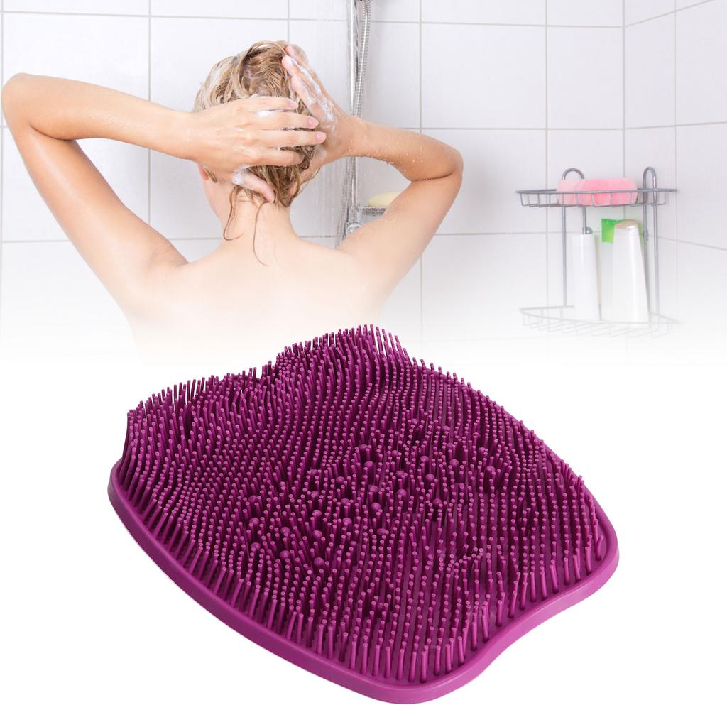 Shower Foot Scrubber Fruit Shape Anti Slip Suction Cup Soft Silicone Foot Washer for Bathing Bathroom Massage
