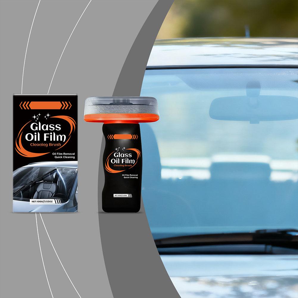 Car Glass Oil Film Remover Professional Car Windshield Film Anti-fog Tool Brightening Oil Polishing Cleaning Clean Windows S9I9