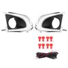 Pair of 12V LED DRL Daytime Running Lights Three‑Color Fit for TRAX 2014‑2015