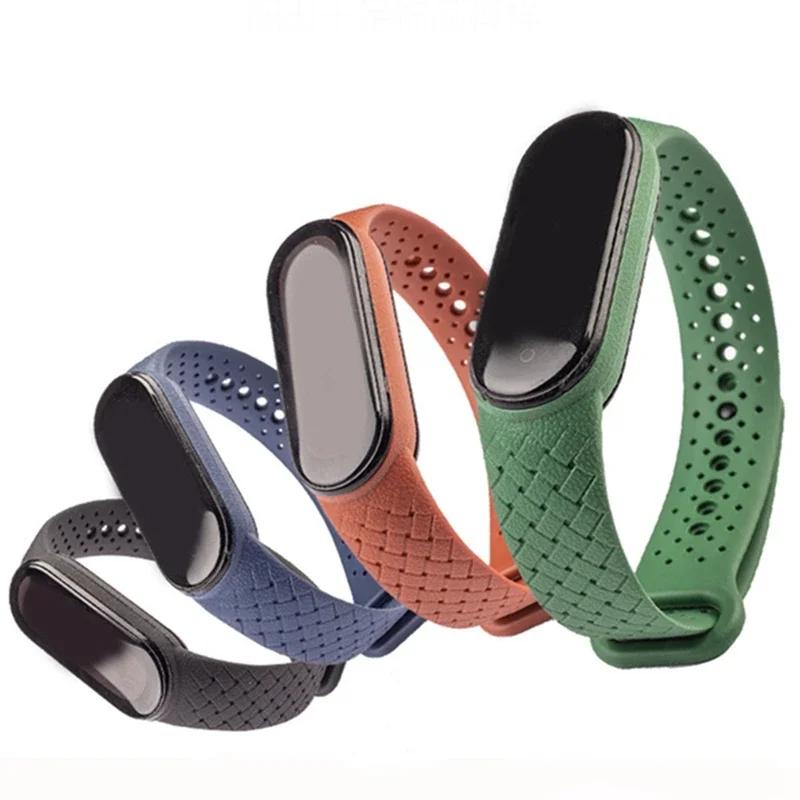 Soft Silicone Bracelet For Xiaomi Mi Band 6 5 Wristband Miband 7 6 Quick Replacement Sport smartwatch Correa mi band 4 6 7 Strap