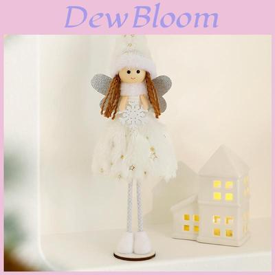 Figurine Peluche Ange de Noël Décoration Debout pour Décoration Festive de Fête
