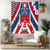 Paris Logo Wall Decor Tapestry Art For Pet Memorial Birthdaywedding Party Backdrop Family Gift