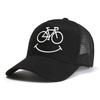 Bike Smile Print Baseball Cap Casual Summer For Unisex Women Streetwear Snapback Hat Fashion Adjustable Mesh Trucker Hats