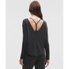Lululemon Drapey Softstreme Boatneck Long Sleeve Shirt Black