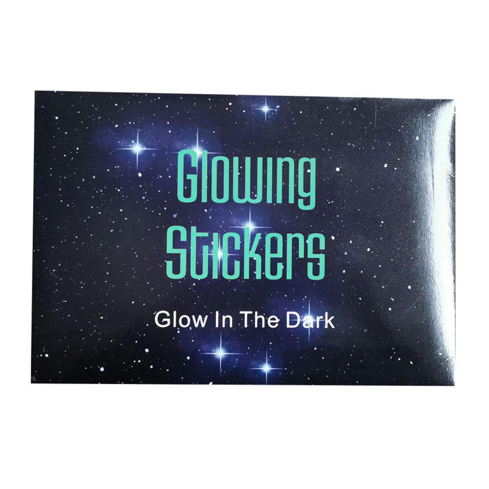 435Pc Moon Planet Space Kid Wall Stickers Glow In The Dark ...
