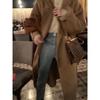 Women's Mid‑Length Wool‑Blend Coat,2026 Autumn‑Winter Korean Fashion Double‑Breasted Chic Outerwear