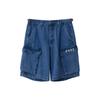 Li Ning Denim Shorts Men's Blue Moderate AJSR001-1