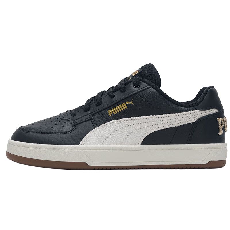 

Puma Caven 2.0 Retro Club Versatile Comfortable Shock Absorbing Durable Low-Top Sneakers Unisex sneakers Black White 395082-04 35.5
