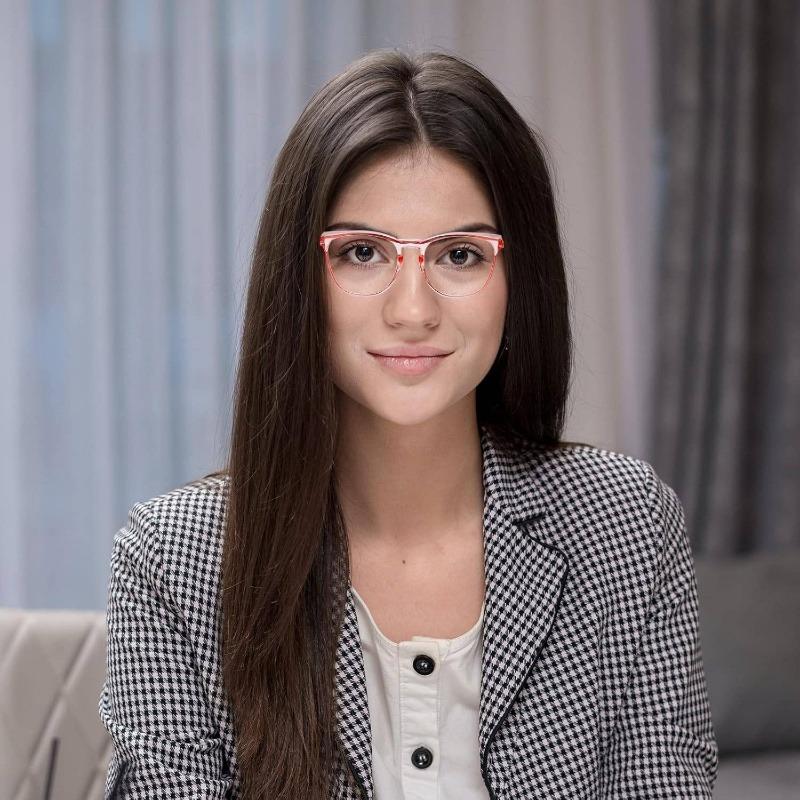 Ladies Gentlemen Nurses Anti Fog Transparent Fashionable Goggles with Side Shields Adult Eye Protection Safety Glasses