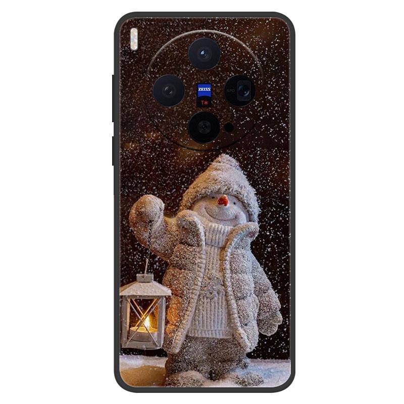 For Vivo X300 X300Pro X200 FE X200Pro X200Ultra X200 Pro Mini X200S Case Christmas Painted Phone Cover Soft Silicone TPU Shell
