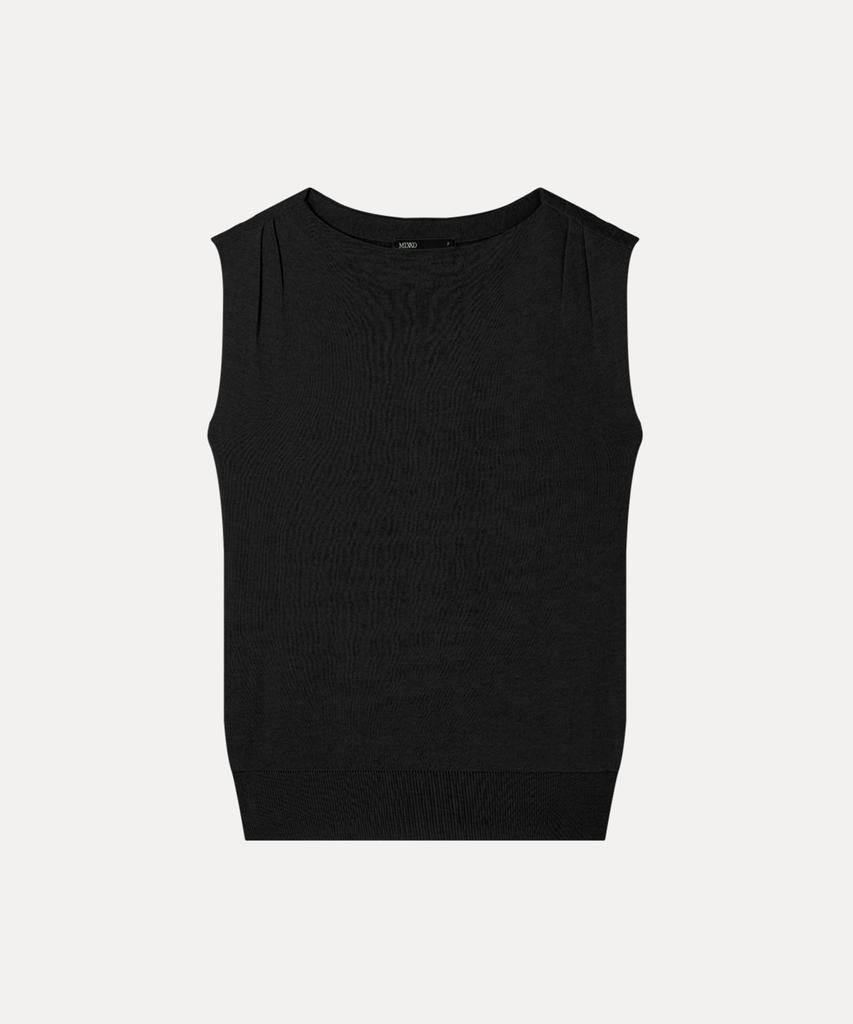 MIXXO Boat Neck Short Sleeve Knit_Miwkag51Ms