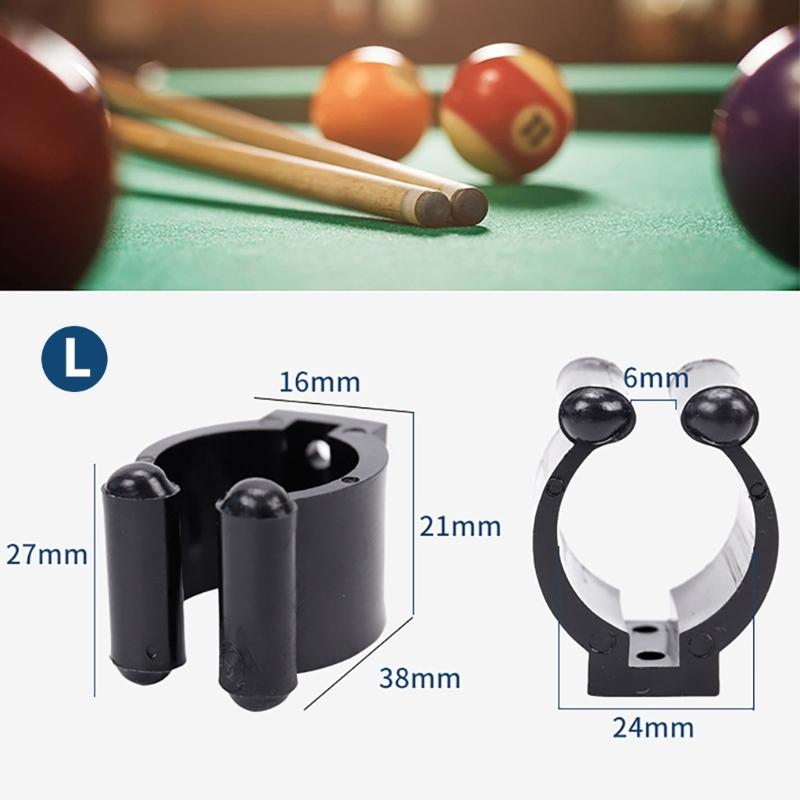 20 Stück Angelrutenhalter-Clips Billard Pool Queue Clips Kunststoff Angelruten-Clips Snooker Queue Fixierclips Langlebig