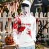 Men's Quick-Dry Long Sleeve Hooded T-Shirt with Sun for Fishing, Fitness and Halloween Activities