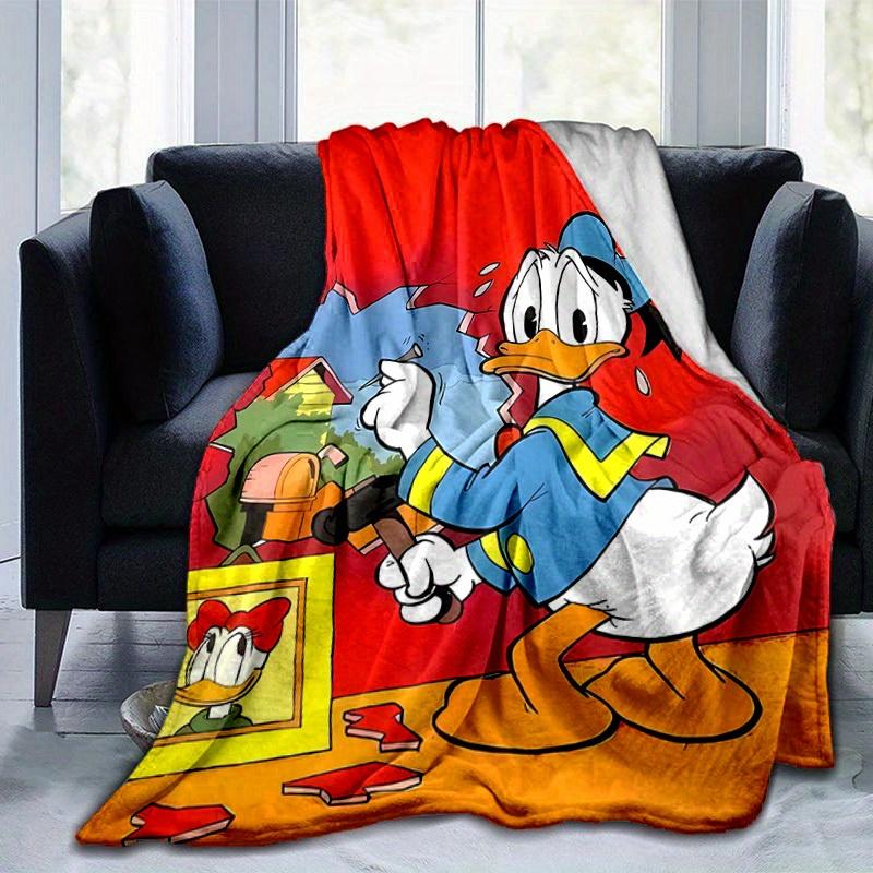 1pc, Donald Duck Home Decorative Blanket Perfect for Couch, Bedroom, Living Room, Travel, Camping