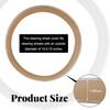 Steering Wheel Cover, Breathable Anti-Slip Car Steering Wheel Protector-Beige