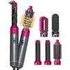 5-in-1 Air Curl Hot Brush: Straighten, Curl, Blow-Dry, Household Use Only (No Domestic Sales Support)