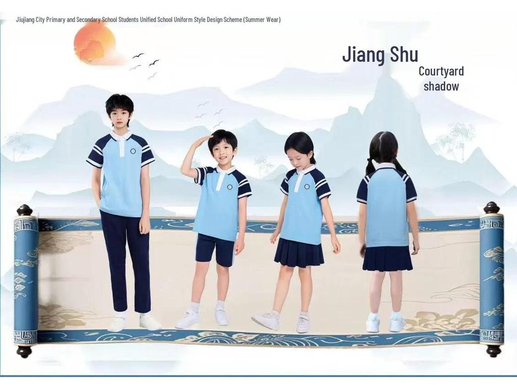 Jiujiang City School Uniforms: Elementary To High School Summer & Autumn Collection