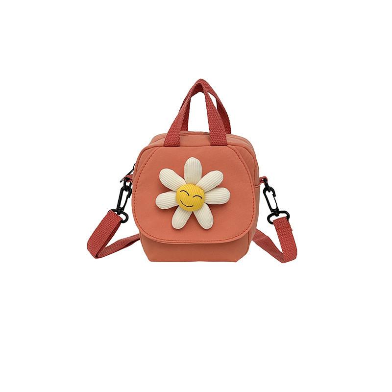 

Knitting Flower Trendy Streetwear Small Square Bag Stitching Casual Details