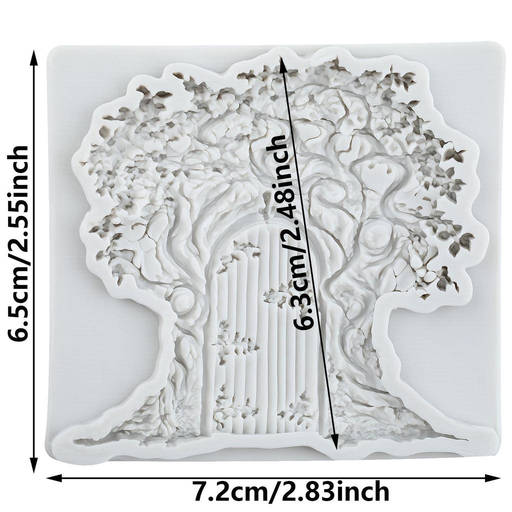 Silikonová forma Domeček na stromě Formy na fondán Strom Nástroje na zdobení dortů Téma Dort Dezert Zdobená Čokoládová forma na bonbony