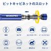 WORKPRO Precision Screwdriver Set with 24 S2 Steel Aluminum Magnetic Storage Convenient and Specialty Compatible with a Wide Range of and DIY Projects