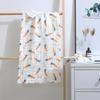 Asciugamano per neonati in garza a sei strati ad alta densità 100% cotone, grande 35x75cm. Perfetto per neonati, bagnetti piccoli e fasciatura.
