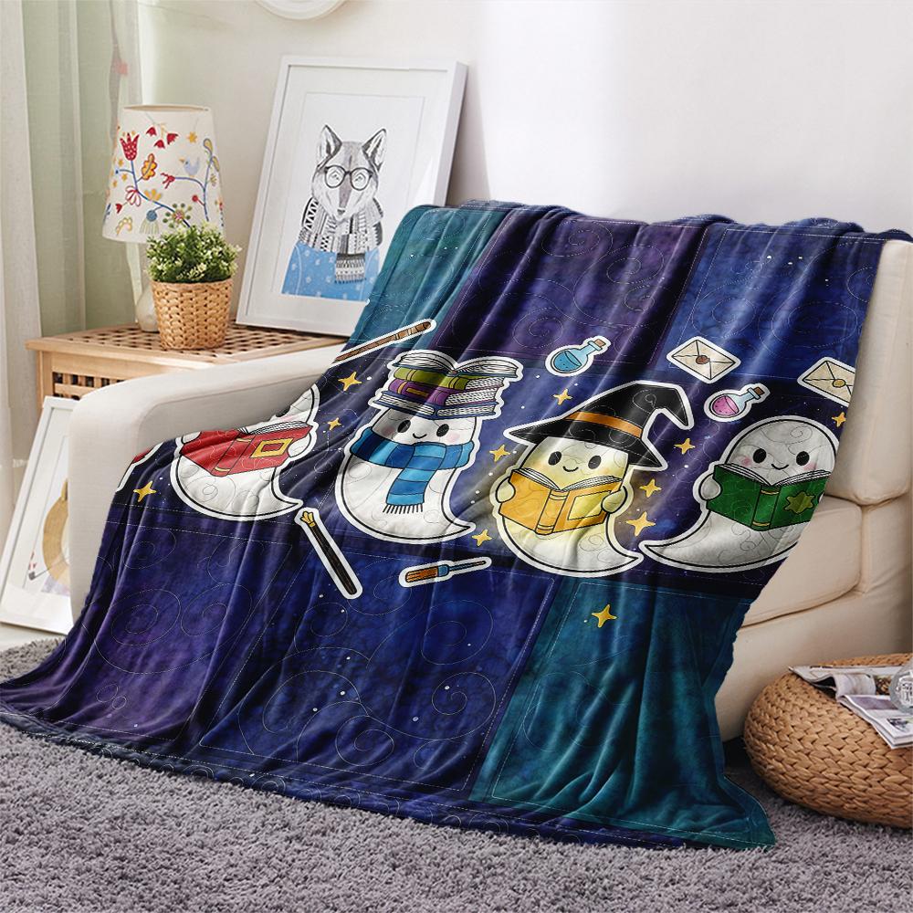 1 Stück Flanelldecke mit Cartoon-Druck, Hohe Qualität, Bequem für alle Jahreszeiten, Heimdekoration, Wärme und Komfort, Perfekt als Weihnachts- oder Geburtstagsgeschenk