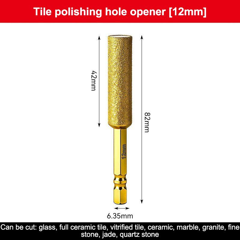 1/2/3/4 Stück Diamant-Kernbohrer Trockenbohren Gewinde Sechskantschaft Kernlochbohrer Für Keramikfliesen Granit Marmor Schleifköpfe
