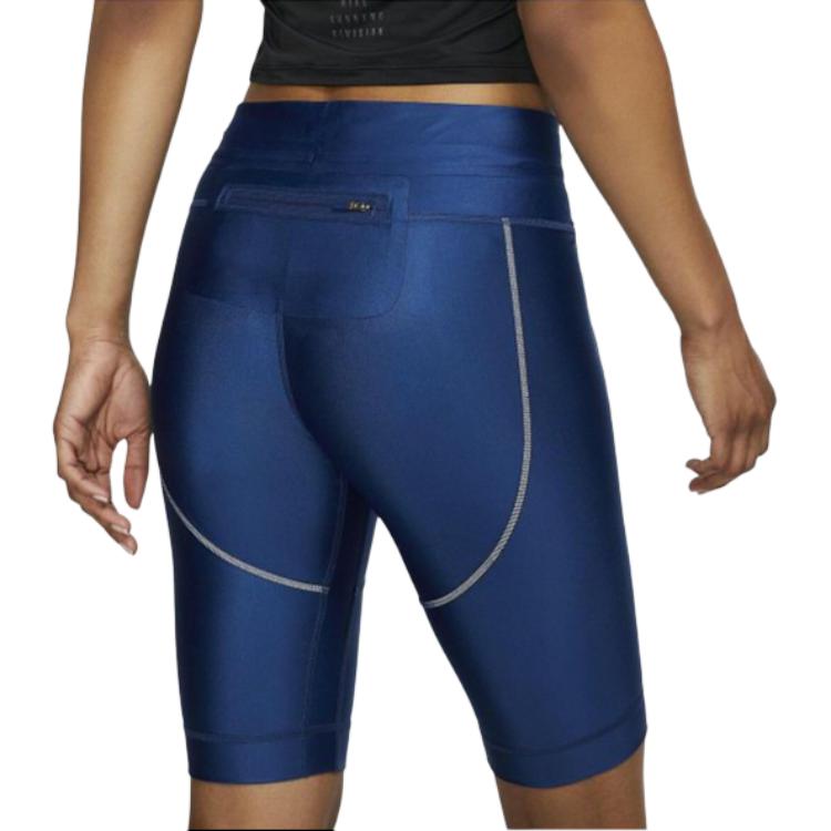 Nike Solid Color Running Compression Shorts Women shorts Blue BV3838-411