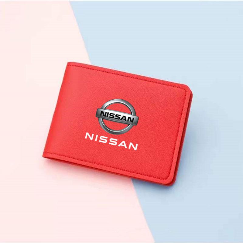 PU Leather Car Driving Documents Case Credit Card Holder for Nissan J10 X-Trail Qashqai Juke Leaf Micra NOTE Patrol Pulsar NISMOZ