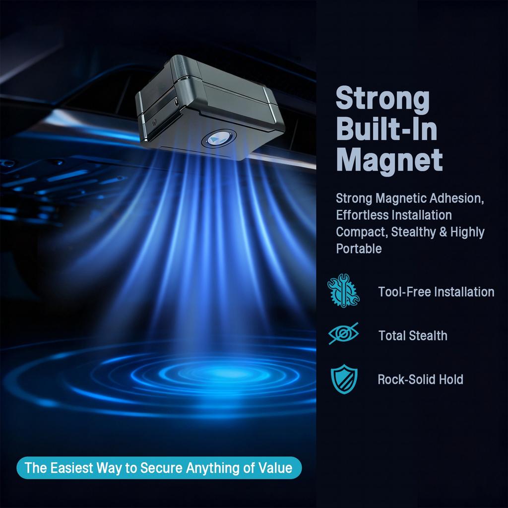 4G GPS Tracker 6000mAh Portable GPS Via Satellite Car Alarm Real-Time GPS Locator Magnetic Tracking Device 90 Days Standby Time