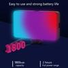 Camera LED Light 1800mAh Battery Rechargeable for Photo and Video Lighting with Cold and Warm Color Temperature