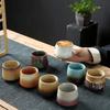 1 szt. Retro japoński styl ceramiczny kubek do kawy grube ceramiczne kubki do wody ceramika popołudniowa herbata kubek do herbaty śniadanie kubek do mleka 200 ml